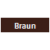 Braun RAL8014  + 1,79€  