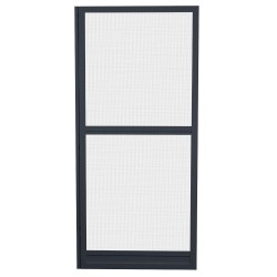 Fliegengittertür Slim mit Montageprofil und Griffprofil - extra flach 14 mm Einbautiefe