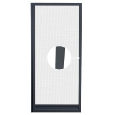 Fliegengittertür Slim Design mit Montageprofil ohne Griffprofil - extra flach 14 mm Einbautiefe